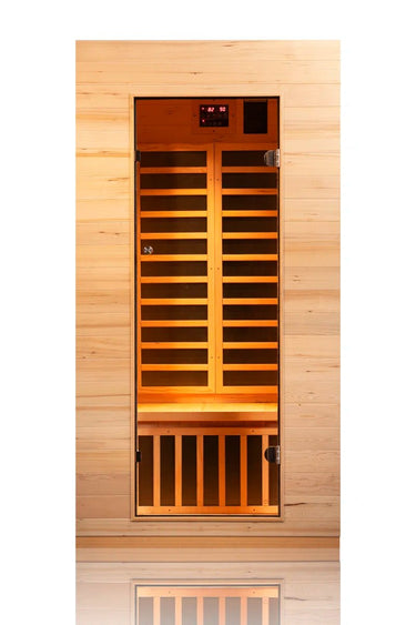 Hongyuan 1 Single Person Indoor Low EMF FAR Infrared Sauna - Melillo EnterprisesAll categories